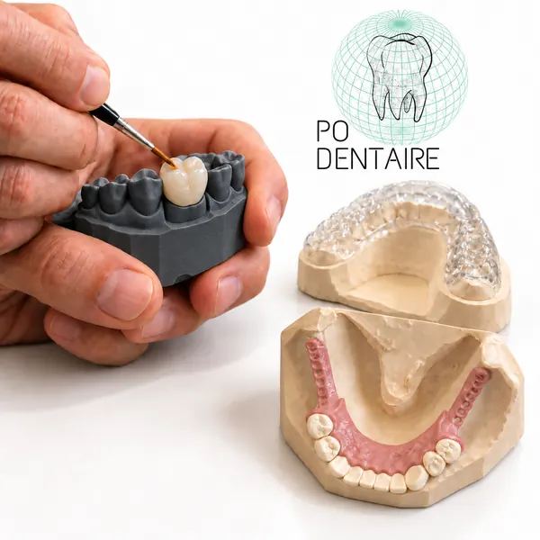 Savoir-faire artisanal et réalisations du laboratoire P.O Dentaire